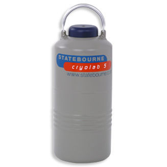 Labor-Dewar - Cryolab 5 - Statebourne Cryogenics Ltd. - Flüssigstickstoff / Lager / Aluminium