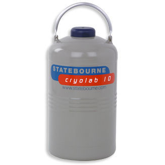 Labor-Dewar - Cryolab 10 - Statebourne Cryogenics Ltd. - Flüssigstickstoff / Lager / Aluminium