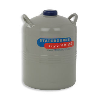 Labor-Dewar - Cryolab 20 - Statebourne Cryogenics Ltd. - Flüssigstickstoff / Lager / Aluminium