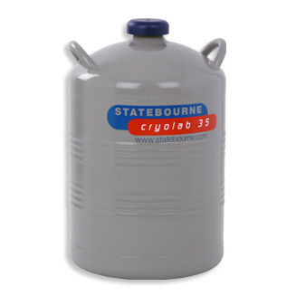 Labor-Dewar - Cryolab 35 - Statebourne Cryogenics Ltd. - Flüssigstickstoff / Lager / Aluminium