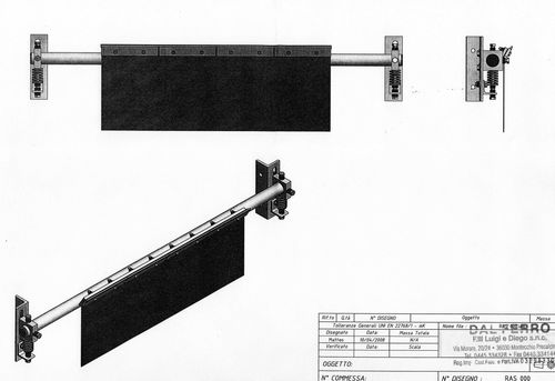Sekundärer Förderbandabstreifer - "D" Verticale - DFG RASCHIATORI - Dal Ferro Luigi
