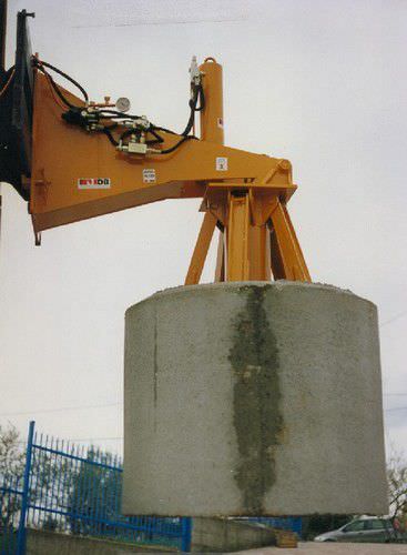 Hydraulische Zange / für Gabelstapler - PIRI - mdbsrl - für Wendevorgang / Schlauch
