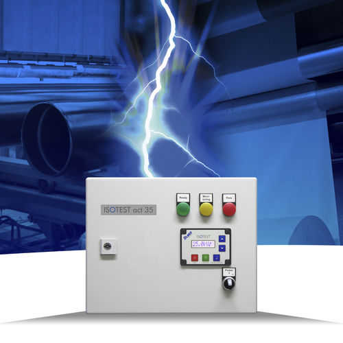 Porenprüfgerät für Beschichtung - ISOTEST act 8.0 / 35 - ELMED Dr. Ing. Mense GmbH - Bürsten / mit LCD-Anzeige / Hochspannung