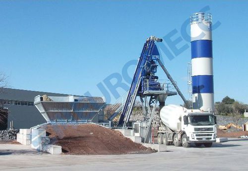 Mobile Betonmischanlage - FAST 1000 S - EUROMECC