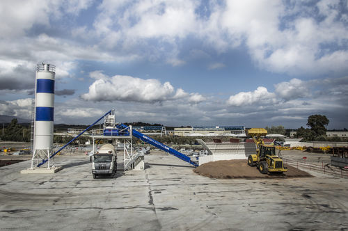 Mobile Betonmischanlage - FAST 1500 B - EUROMECC