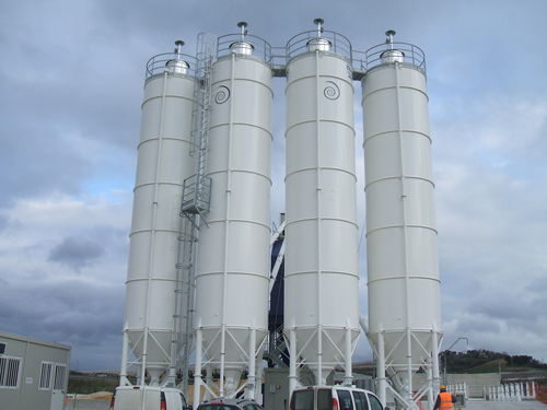 Geschweißter Silo - EUROMECC - für Zement / für Industrieanwendungen
