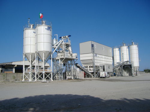 Festinstallierte Betonmischanlage - EURO DP MAX 2T  - EUROMECC