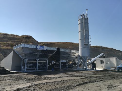 Mobile Betonmischanlage - FAST 2 MIX-MC - EUROMECC