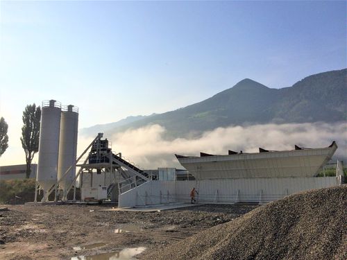 Mobile Betonmischanlage - FAST 2500 B - EUROMECC