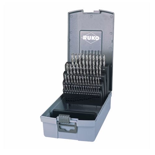 Vollmetall-Bohrerset - 21421 series - RUKO GmbH Präzisionswerkzeuge - für Aluminium / für Messing / für Gusseisen