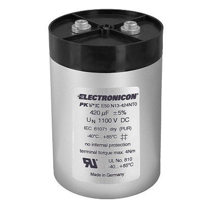 Folienkondensator - E50 PK16™ - ELECTRONICON Kondensatoren - zylindrisch / DC / Hochstrom