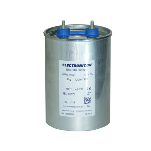 Zylindrischer Kondensator - E66 - ELECTRONICON Kondensatoren - DC / für Leistungselektronik