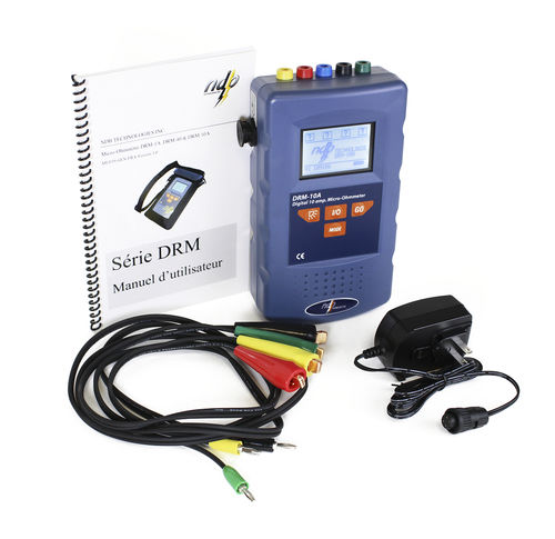 Digitales Mikroohmmeter - DRM-10A - ndb Technologies - tragbar / mit niedrigem Widerstand