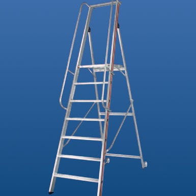 Tragbare Trittleiter - 8081 series - European Special Ladders, S.A. (ESLA) - Aluminium