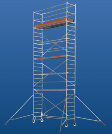 Mobiler Gerüstturm - 6371 series - European Special Ladders, S.A. (ESLA) - Fassaden / modular