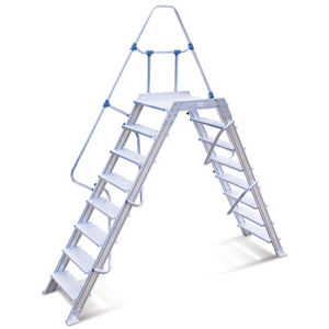 Tragbare Trittleiter - 10300 series - European Special Ladders, S.A. (ESLA) - festinstalliert / Aluminium
