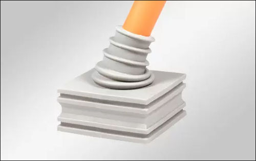 Elastomer-Kabeldurchführung - KT-DPF  - icotek GmbH & Co. KG - Silikon / Zugentlastung