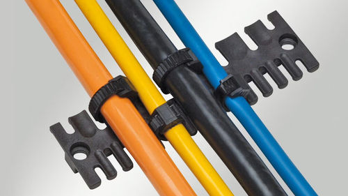 Rechteckige Kabelzugentlastungsschelle - ZL series - icotek GmbH & Co. KG - Aluminium / für Kabel