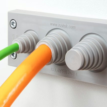 IP54-Kabeldurchführungsplatten - KEL-DPFR series - icotek GmbH & Co. KG - IP65 / IP66 / IP64