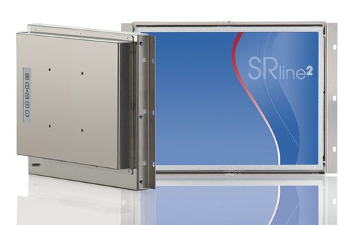 Monitor mit Touchscreen - OM-FLAT 15/8 Touch - SR SYSTEM-ELEKTRONIK GmbH - 15" / 1024 x 768 / open frame
