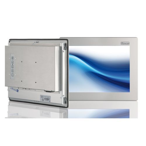 Monitor mit Touchscreen - R-FLAT 12/8-M Touch - SR SYSTEM-ELEKTRONIK GmbH - 12,1" / 1024 x 768 / einbaufähig