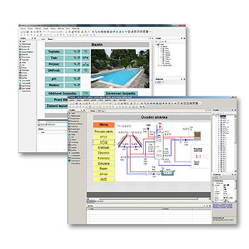 Visualisierungssoftware - AWDet  - AMiT, spol. s r.o. - Entwicklungs / Projektentwicklung / Steuerung
