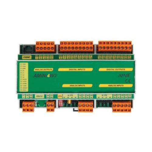 DIN-Schiene-SPS - AMiNi4W2 - AMiT, spol. s r.o. - Analogeingänge / Digitaleingang / Digitalausgänge