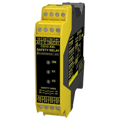 Notausschalter-Sicherheitsrelais - CO13XXL - COMITRONIC - BTI - 2NO / 1NF / SIL