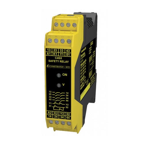 Sicherheits-Erweiterungsmodul - C4SX - COMITRONIC - BTI - für DIN-Schiene / Kompaktformat