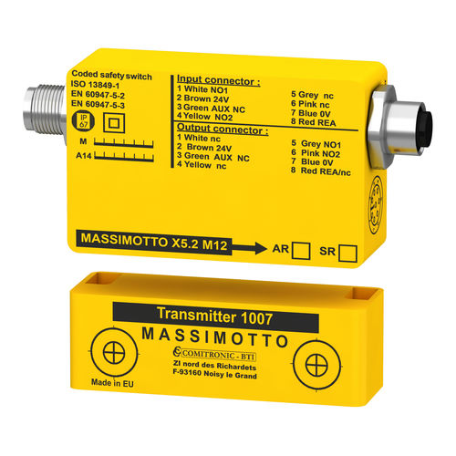 Sicherheitsschalter - MASSIMOTTO X5 series - COMITRONIC - BTI - einpolig / SIL 2 / IP67