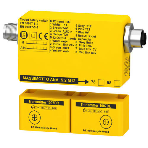 Sicherheitsschalter - MASSIMOTTO ANA series - COMITRONIC - BTI - einpolig / schwingungsresistent / Tür