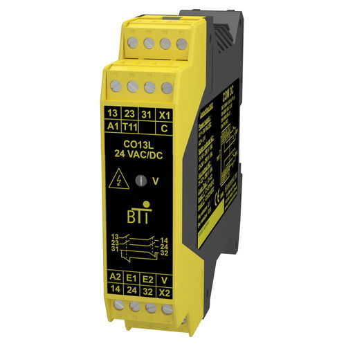 Notausschalter-Sicherheitsrelais - CO13L - COMITRONIC - BTI - SIL / Zweikanal / Einkanal