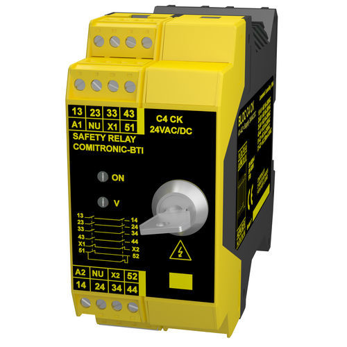 Sicherheitsschütz - C4CK - COMITRONIC - BTI - magnetisch-induktiv / 4NO / 1NF