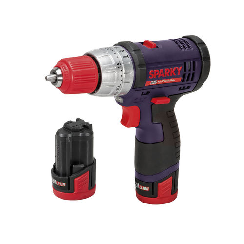 Bohrschrauber-Bohrmaschine - BUR2 12Li-C HD - SPARKY Power Tools - Akku / kompakt / mit Verstellgetriebe