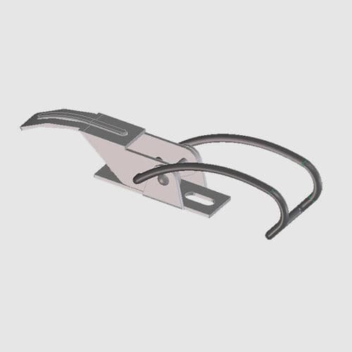 Stahl-Spannverschluss - CL 577/2.19 - Frigerio Ettore SPA - Edelstahl / Hebel / mit konstanter Fixierung