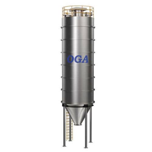 Silo für Zement - OGA SISTEMVAC - für Getreide / für Schüttgut / für die Lebensmittelindustrie