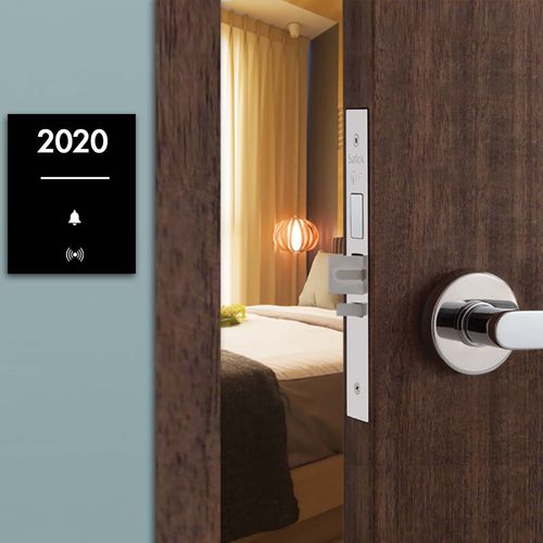 Elektronisches Schloss - Saflok SR3  - dormakaba - für Tür / Messing / bündig