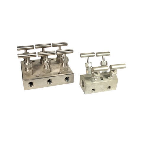 Mehrweg-Verteilerblock - Redfluid SL - Edelstahl / für Verteilungszwecke / für Luft