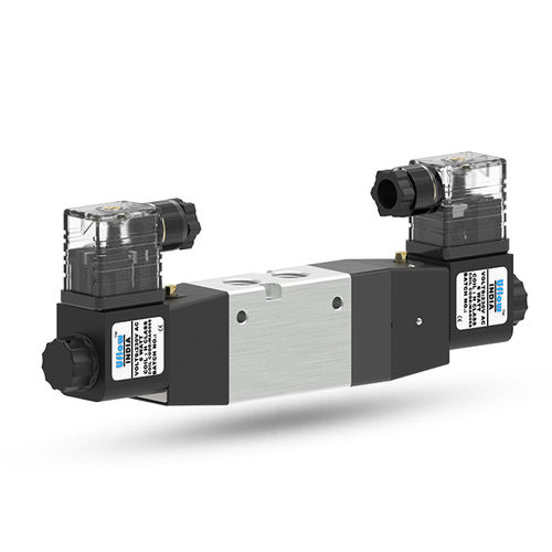 Pneumatik-Wegeventil / Schieber - DCC series - UFLOW AUTOMATION - pneumatisch gesteuert / 5/3-Wege / Aluminium