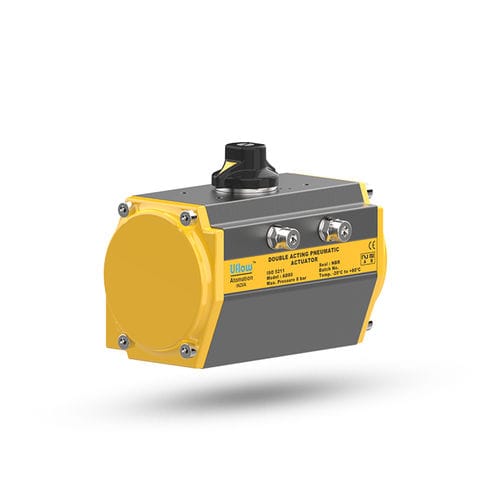 Pneumatischer Antrieb - AD series - UFLOW AUTOMATION - Dreh / Zahnstangen-Ritzel / doppeltwirkend
