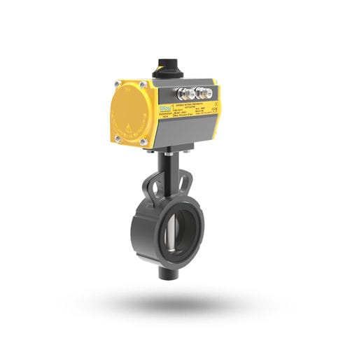 Absperrklappe - RIN series  - UFLOW AUTOMATION - Hebel / mit Handrad / elektrisch betrieben