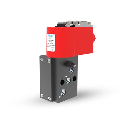 Vorgesteuertes Magnetventil - TFA1R - UFLOW AUTOMATION - 5-Wege / normal geschlossen / Schließer