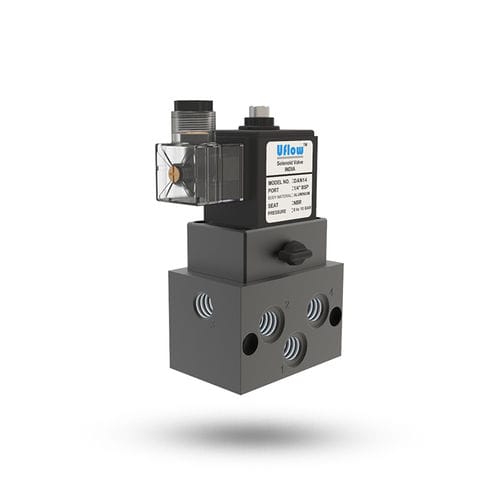 Vorgesteuertes Magnetventil - TFA1 - UFLOW AUTOMATION - 5-Wege / Luft / flammenbeständig