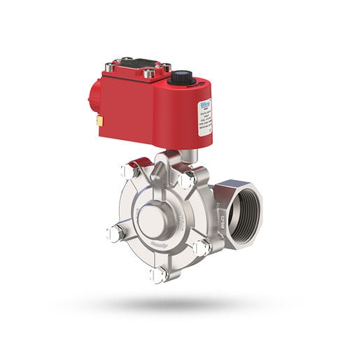 Vorgesteuertes Magnetventil - PCN FLP  - UFLOW AUTOMATION - 2-Wege / NC / NO