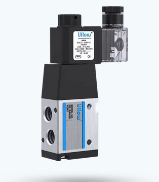 Pneumatik-Wegeventil / Schieber - DCS series - UFLOW AUTOMATION - pneumatisch gesteuert / 3/2-Wege / Aluminium
