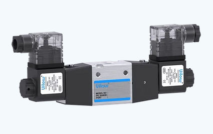 Pneumatik-Wegeventil / Schieber - DCS-C series - UFLOW AUTOMATION - pneumatisch gesteuert / 3/2-Wege / Aluminium
