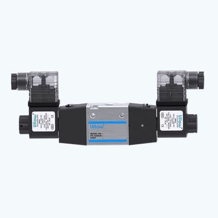 Pneumatik-Wegeventil / Schieber - DCS-E series - UFLOW AUTOMATION - pneumatisch gesteuert / 5/2-Wege / Aluminium