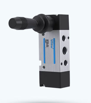 Pneumatik-Wegeventil / Schieber - DCS-L series - UFLOW AUTOMATION - mit Hebel / 5/3-Wege / kompakt