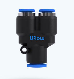 Pneumatischer Anschluss - VO-280 series - UFLOW AUTOMATION - Push-in / Gewinde / Y-förmig