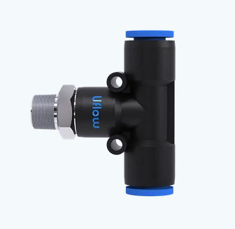 Pneumatischer Anschluss - VO - UFLOW AUTOMATION - Gewinde / T / Kunststoff